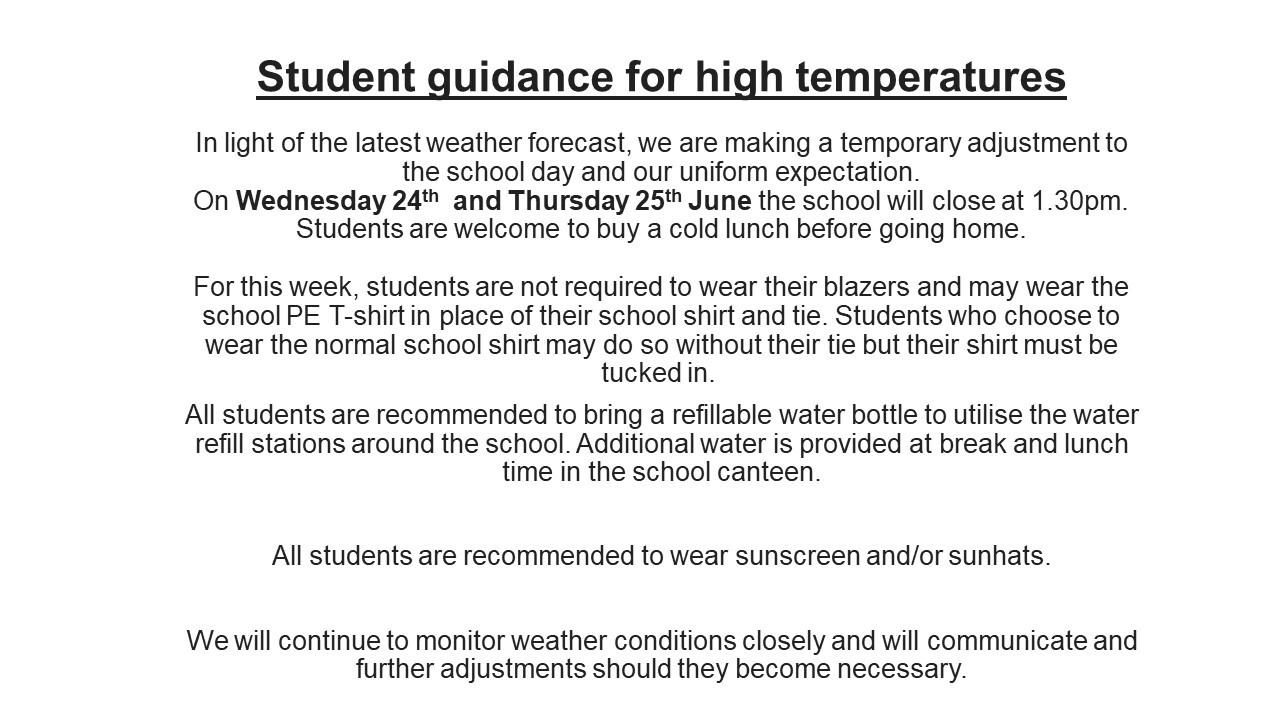 High Temperature Guidance (1)